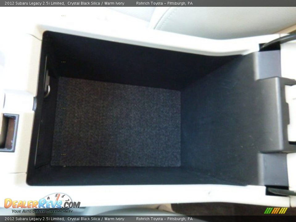 2012 Subaru Legacy 2.5i Limited Crystal Black Silica / Warm Ivory Photo #23