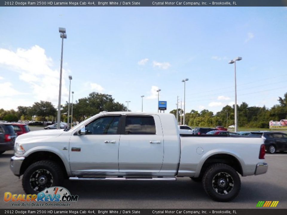 2012 Dodge Ram 2500 HD Laramie Mega Cab 4x4 Bright White / Dark Slate Photo #2