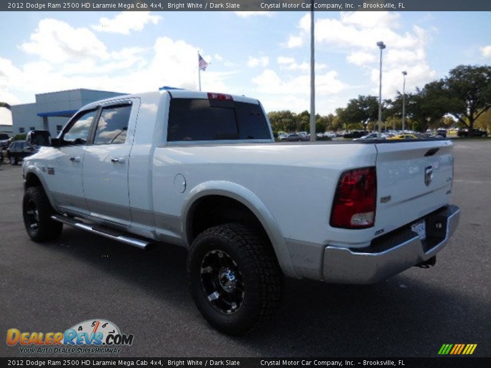 2012 Dodge Ram 2500 HD Laramie Mega Cab 4x4 Bright White / Dark Slate Photo #3