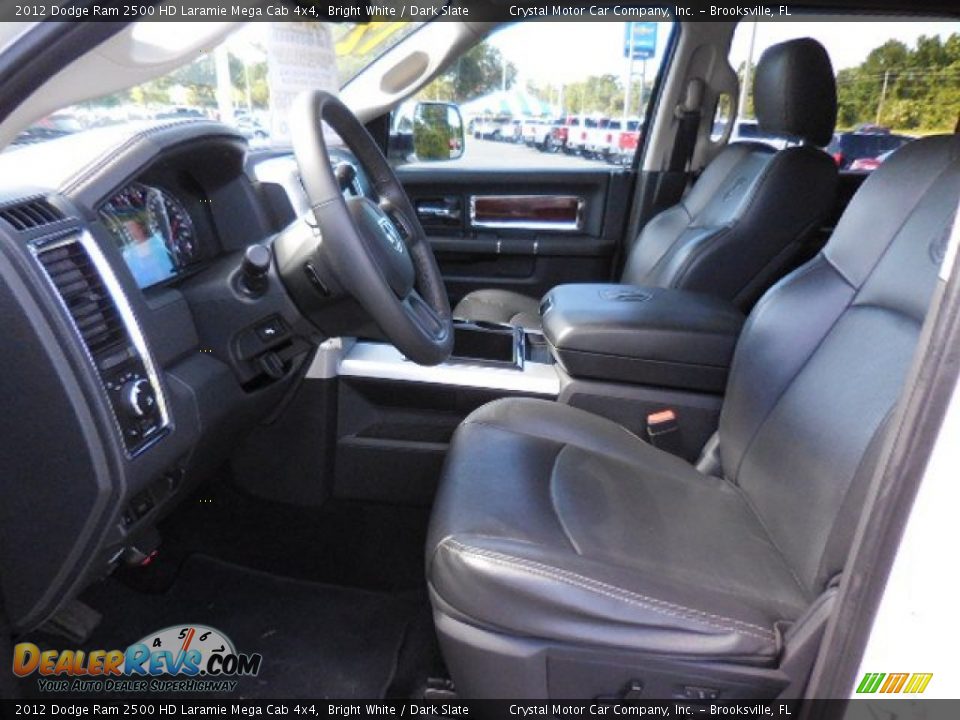 2012 Dodge Ram 2500 HD Laramie Mega Cab 4x4 Bright White / Dark Slate Photo #4