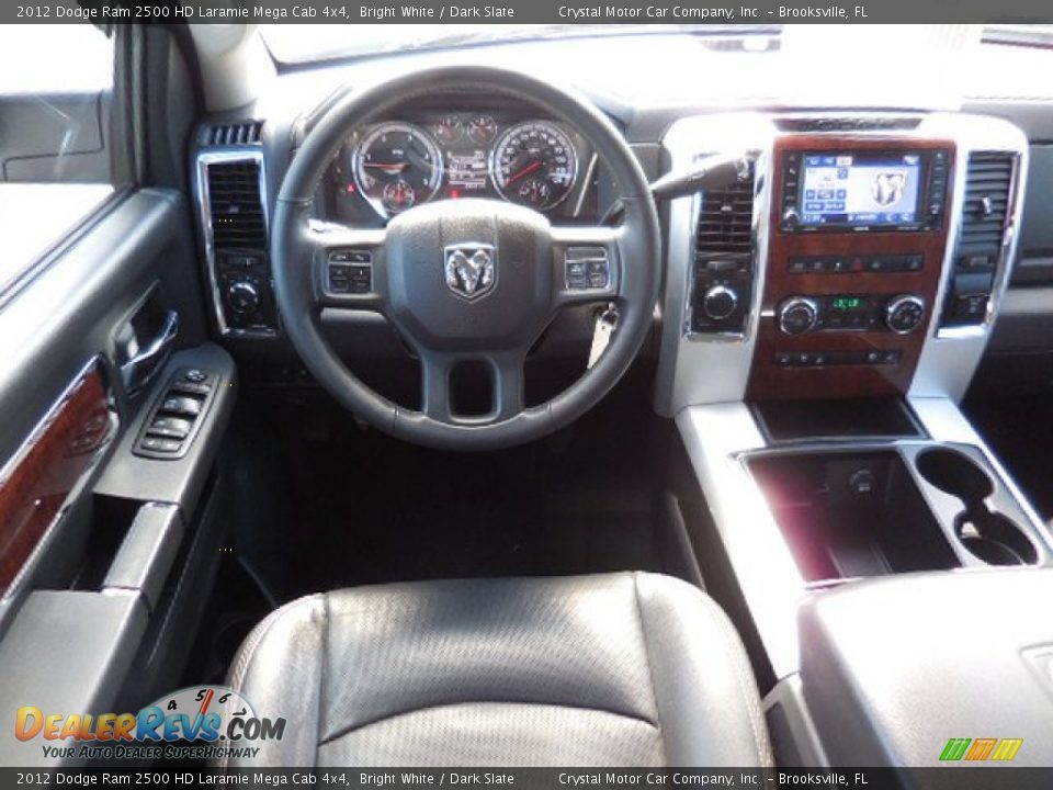2012 Dodge Ram 2500 HD Laramie Mega Cab 4x4 Bright White / Dark Slate Photo #6