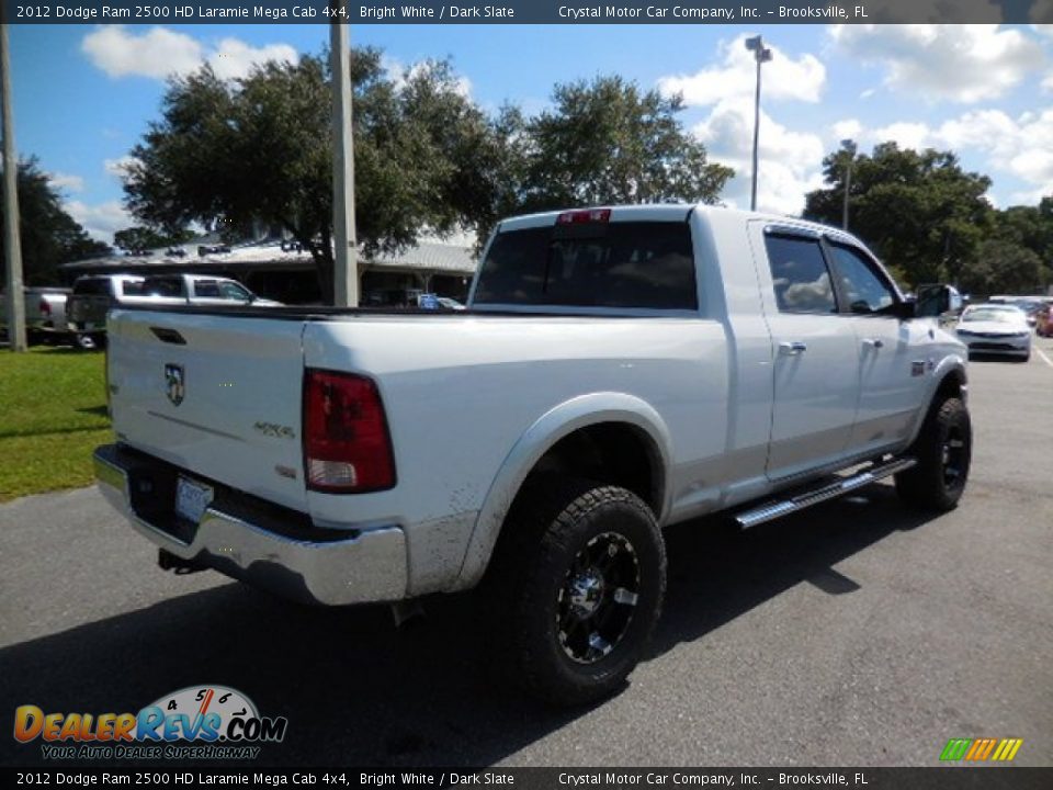 2012 Dodge Ram 2500 HD Laramie Mega Cab 4x4 Bright White / Dark Slate Photo #8