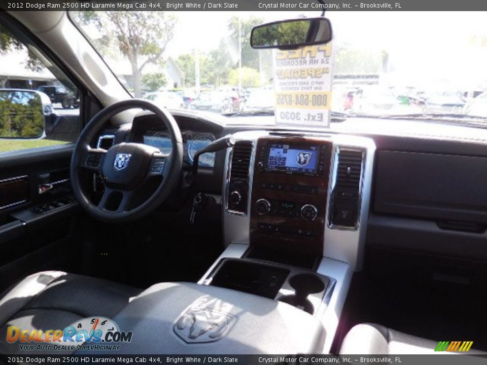 2012 Dodge Ram 2500 HD Laramie Mega Cab 4x4 Bright White / Dark Slate Photo #11
