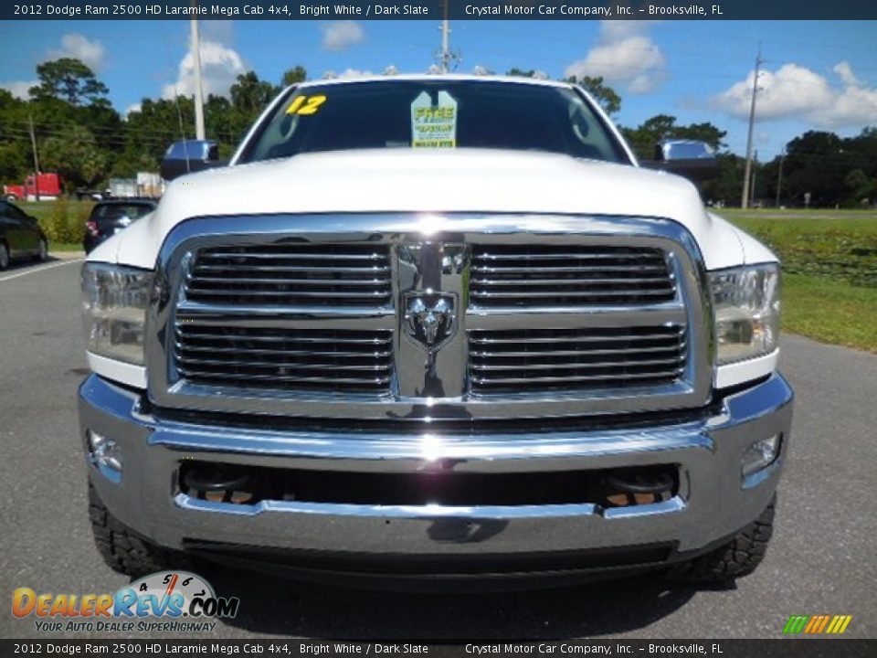 2012 Dodge Ram 2500 HD Laramie Mega Cab 4x4 Bright White / Dark Slate Photo #13