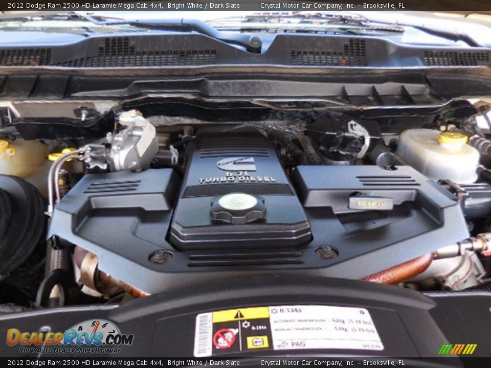 2012 Dodge Ram 2500 HD Laramie Mega Cab 4x4 Bright White / Dark Slate Photo #16
