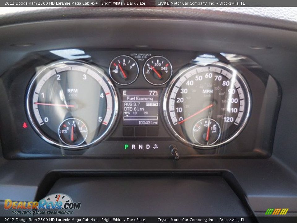 2012 Dodge Ram 2500 HD Laramie Mega Cab 4x4 Bright White / Dark Slate Photo #18