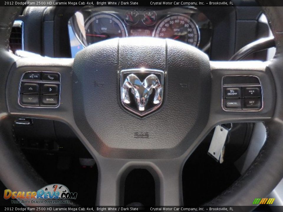 2012 Dodge Ram 2500 HD Laramie Mega Cab 4x4 Bright White / Dark Slate Photo #23