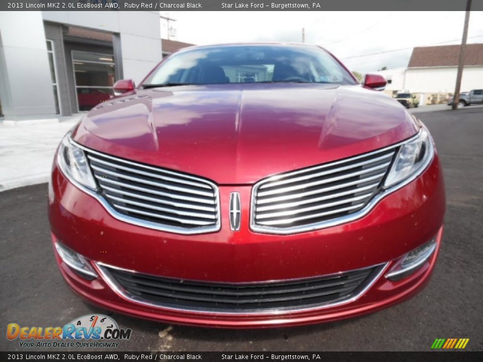 2013 Lincoln MKZ 2.0L EcoBoost AWD Ruby Red / Charcoal Black Photo #8