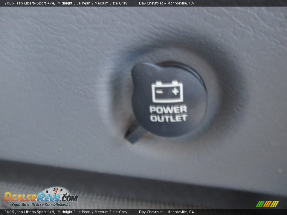 2006 Jeep Liberty Sport 4x4 Midnight Blue Pearl / Medium Slate Gray Photo #20