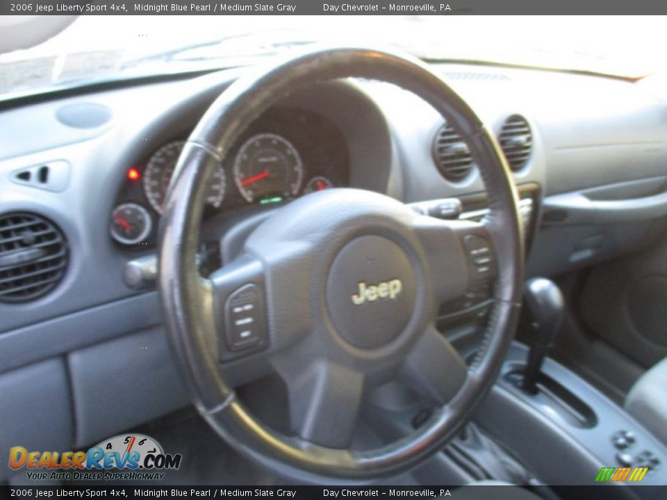2006 Jeep Liberty Sport 4x4 Midnight Blue Pearl / Medium Slate Gray Photo #27