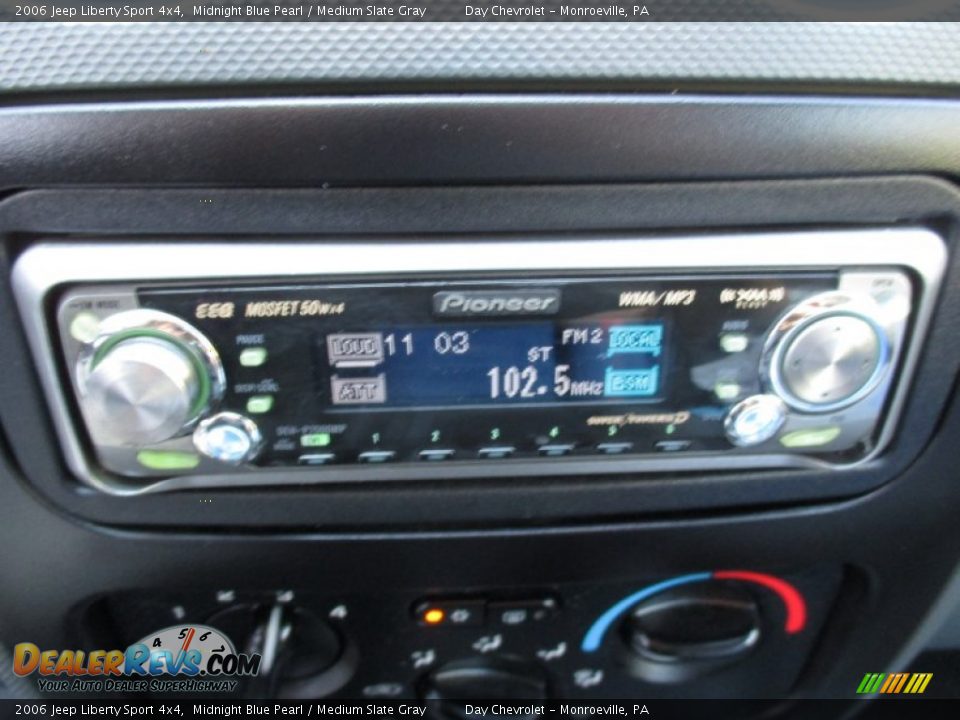 2006 Jeep Liberty Sport 4x4 Midnight Blue Pearl / Medium Slate Gray Photo #33