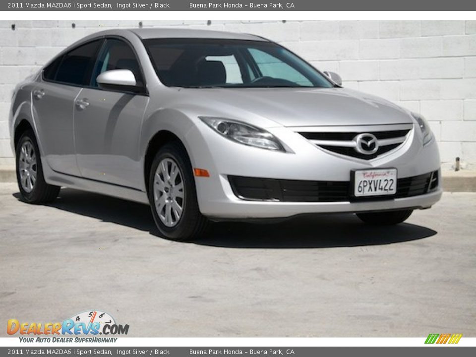 2011 Mazda MAZDA6 i Sport Sedan Ingot Silver / Black Photo #1