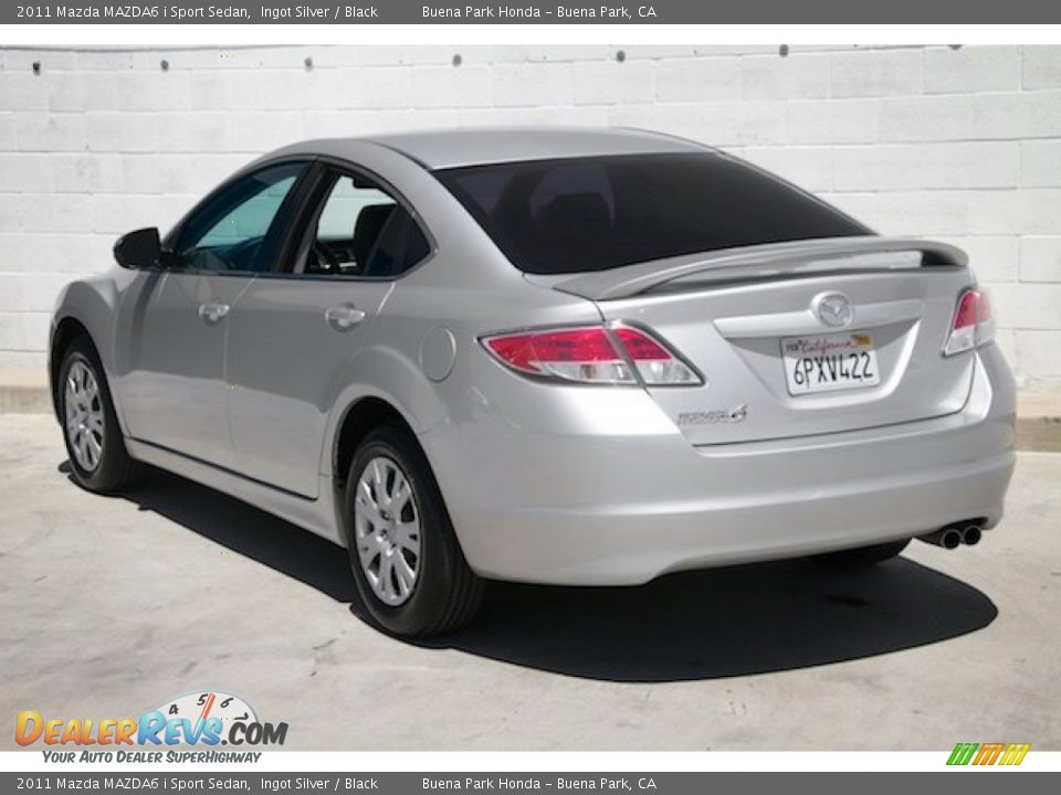 2011 Mazda MAZDA6 i Sport Sedan Ingot Silver / Black Photo #2