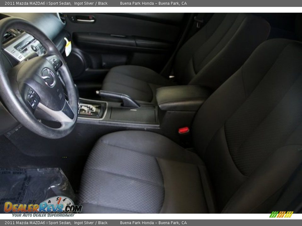 2011 Mazda MAZDA6 i Sport Sedan Ingot Silver / Black Photo #3