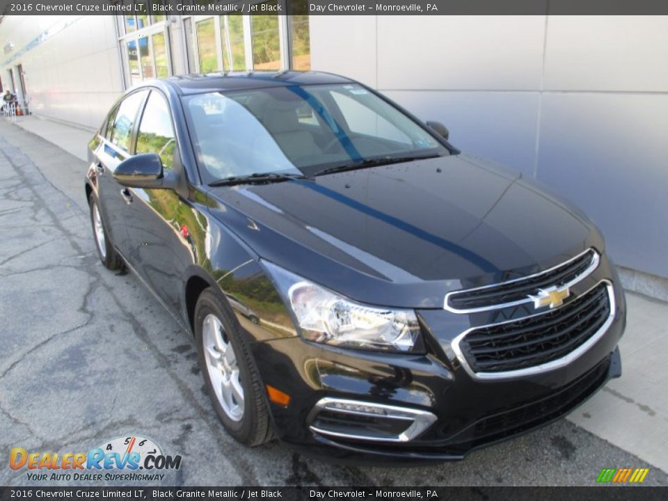 2016 Chevrolet Cruze Limited LT Black Granite Metallic / Jet Black Photo #10