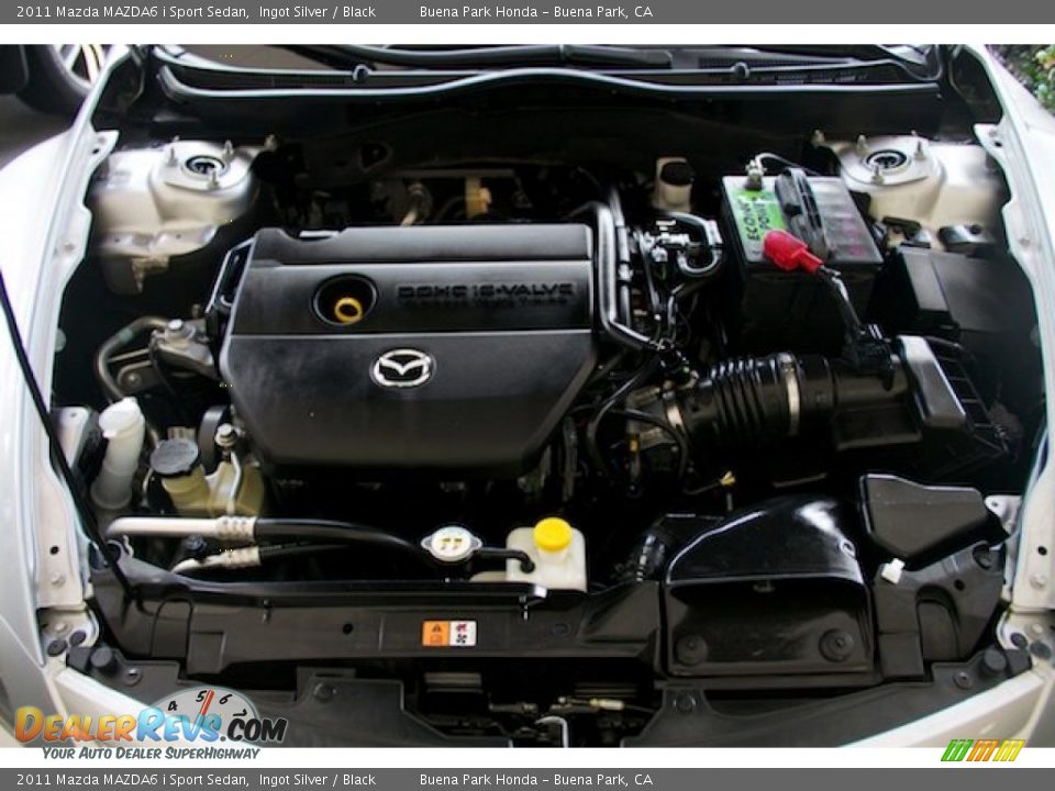 2011 Mazda MAZDA6 i Sport Sedan Ingot Silver / Black Photo #23