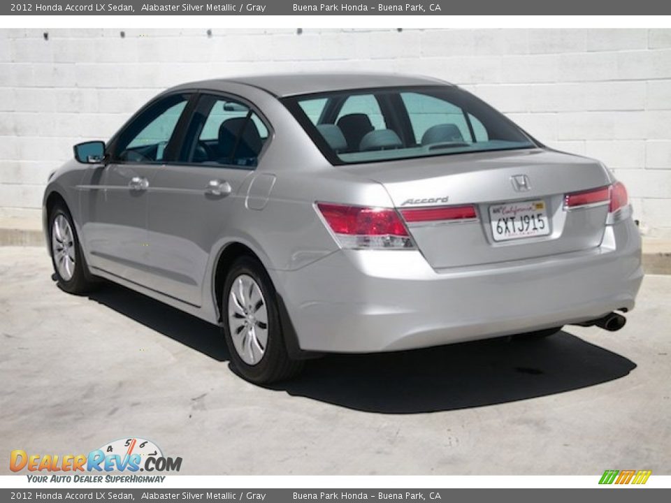 2012 Honda Accord LX Sedan Alabaster Silver Metallic / Gray Photo #2