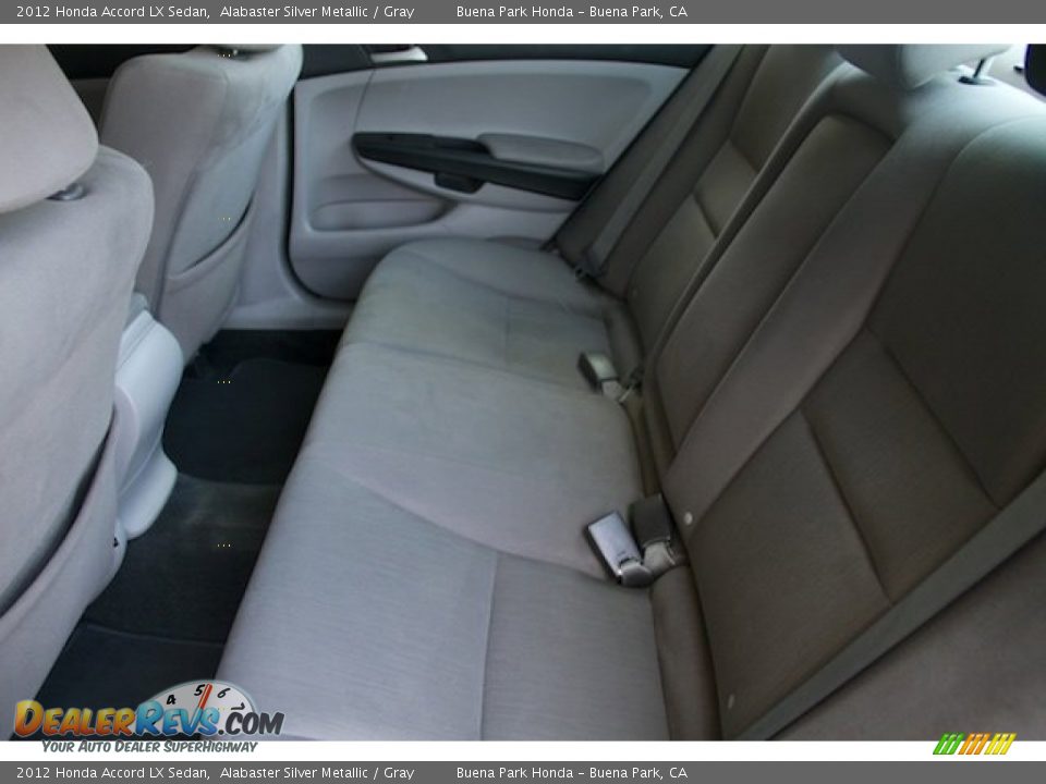 2012 Honda Accord LX Sedan Alabaster Silver Metallic / Gray Photo #4