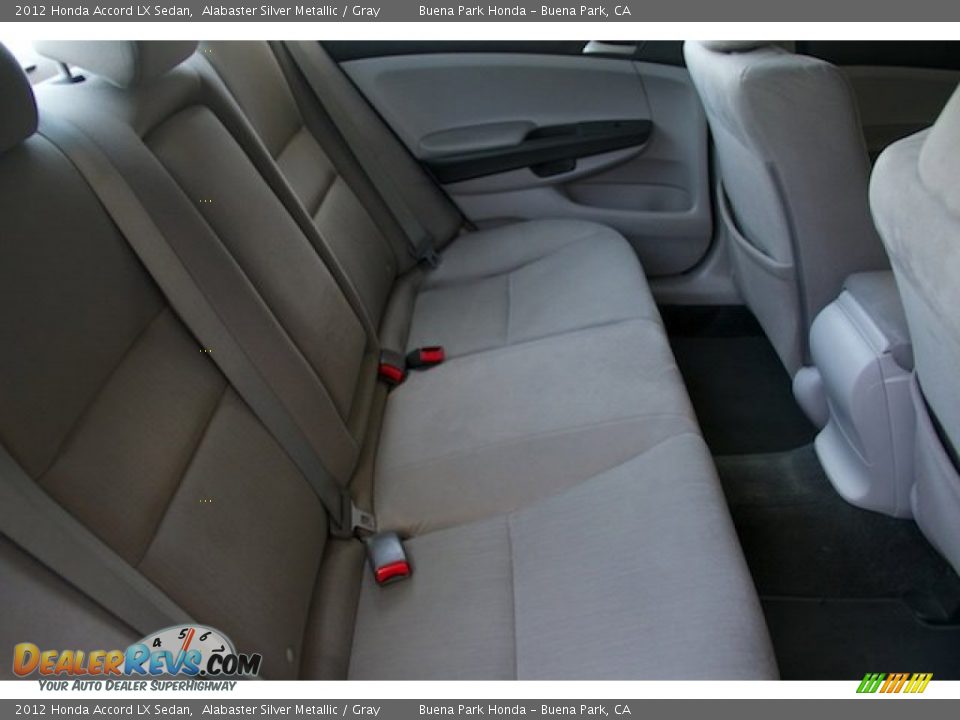 2012 Honda Accord LX Sedan Alabaster Silver Metallic / Gray Photo #14