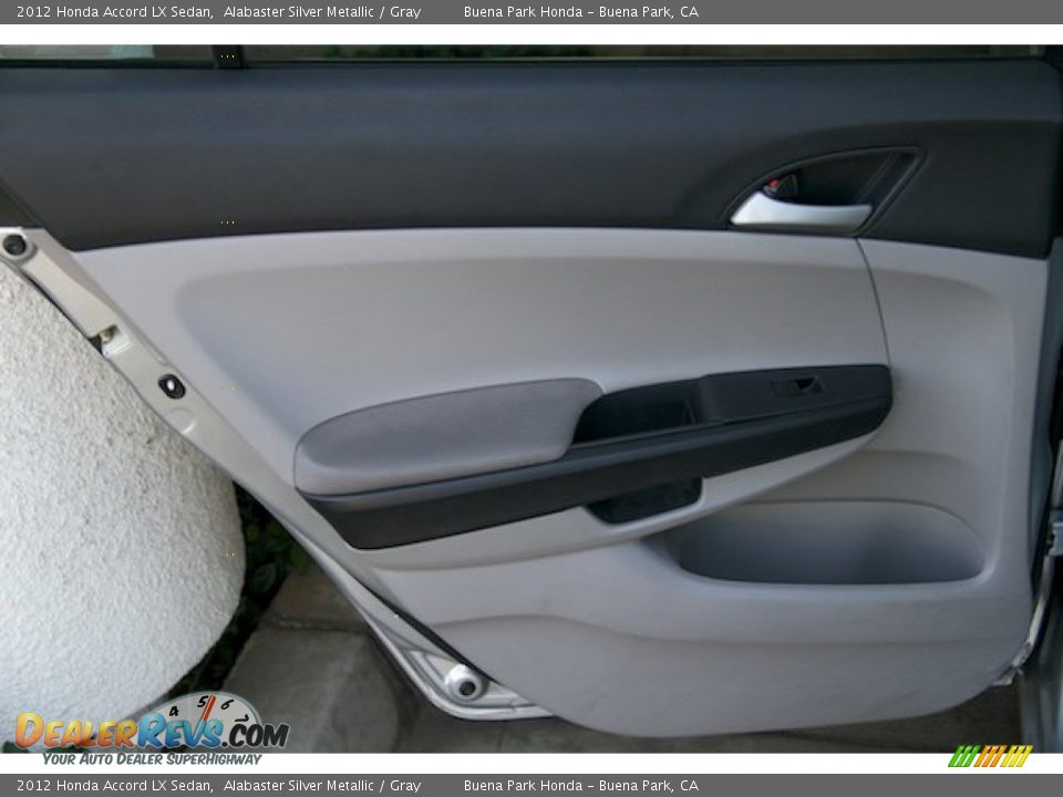 2012 Honda Accord LX Sedan Alabaster Silver Metallic / Gray Photo #20
