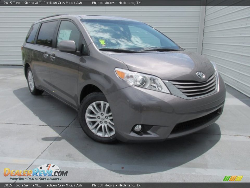 2015 Toyota Sienna XLE Predawn Gray Mica / Ash Photo #1