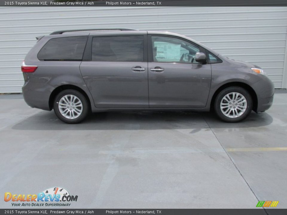 2015 Toyota Sienna XLE Predawn Gray Mica / Ash Photo #3