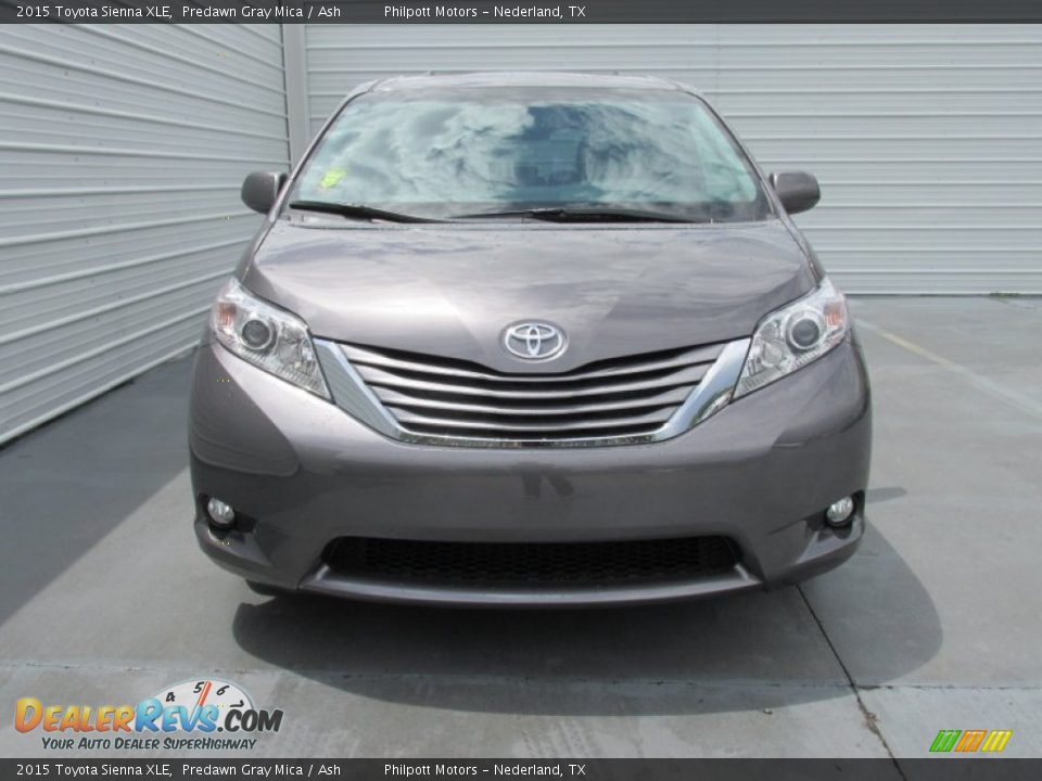 2015 Toyota Sienna XLE Predawn Gray Mica / Ash Photo #8