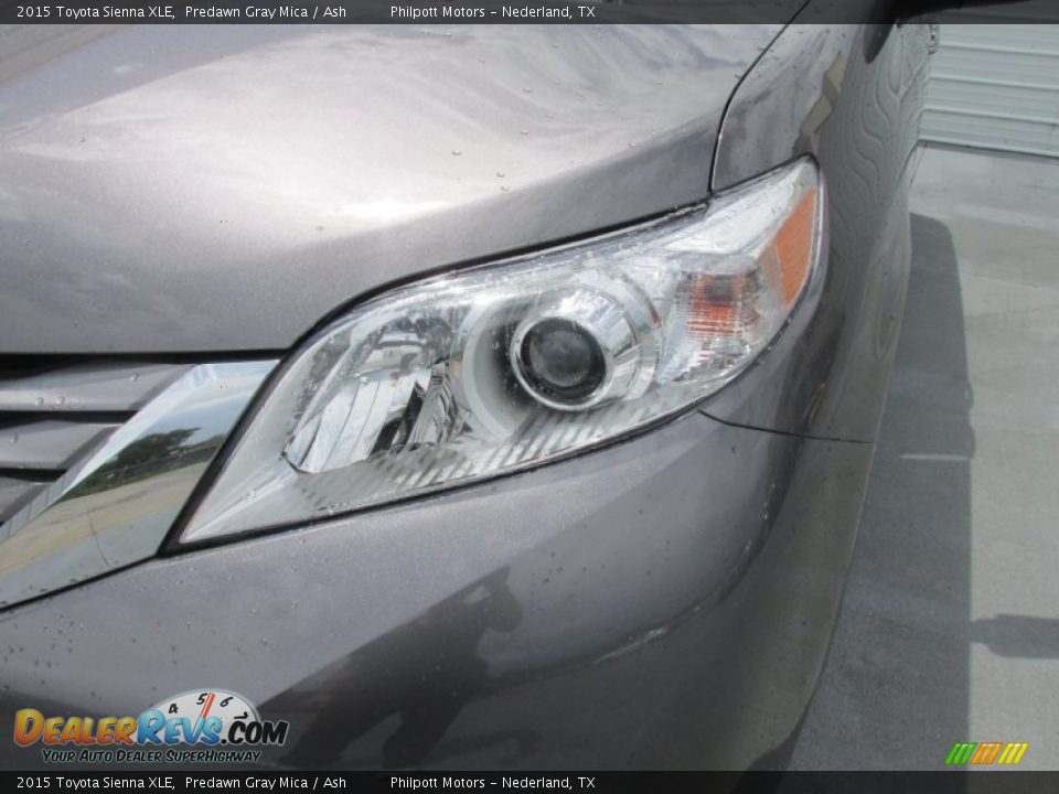2015 Toyota Sienna XLE Predawn Gray Mica / Ash Photo #9