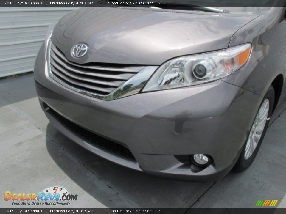 2015 Toyota Sienna XLE Predawn Gray Mica / Ash Photo #10