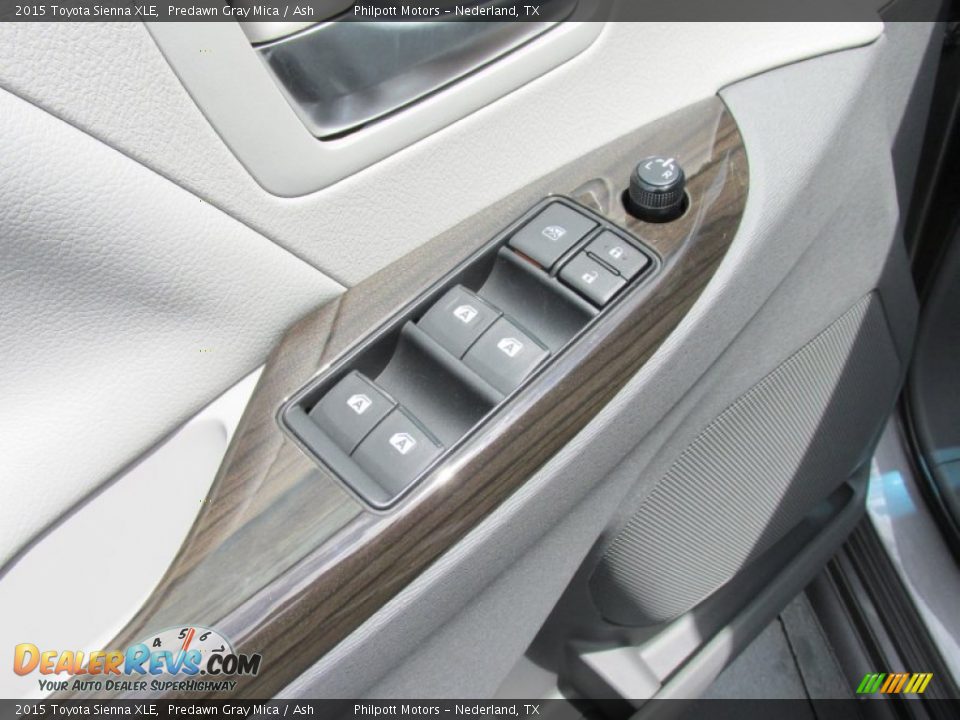 2015 Toyota Sienna XLE Predawn Gray Mica / Ash Photo #20