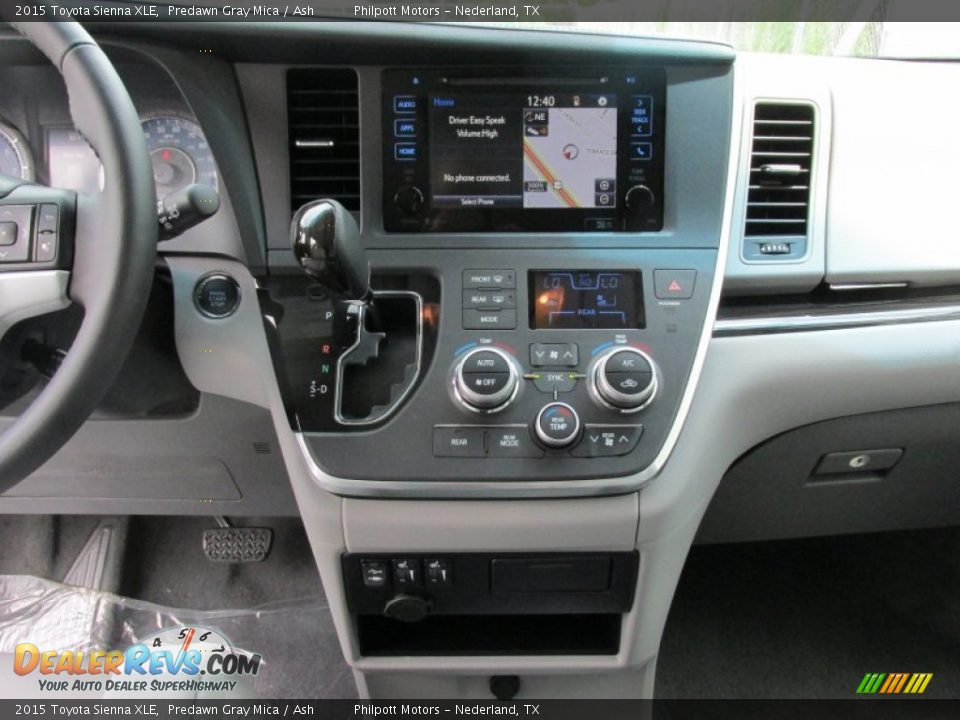 2015 Toyota Sienna XLE Predawn Gray Mica / Ash Photo #26