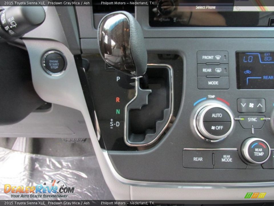 2015 Toyota Sienna XLE Predawn Gray Mica / Ash Photo #29