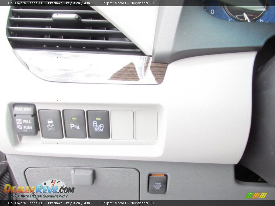 2015 Toyota Sienna XLE Predawn Gray Mica / Ash Photo #34