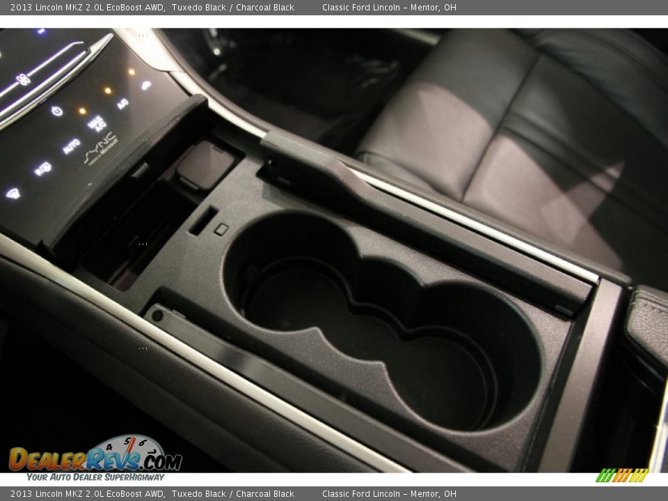 2013 Lincoln MKZ 2.0L EcoBoost AWD Tuxedo Black / Charcoal Black Photo #16