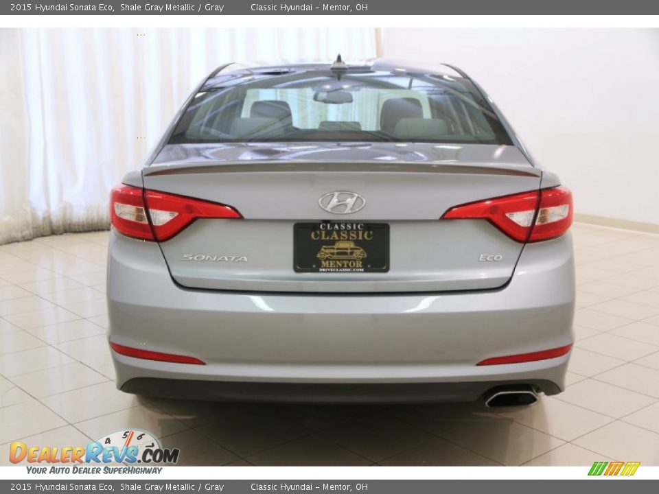 2015 Hyundai Sonata Eco Shale Gray Metallic / Gray Photo #14