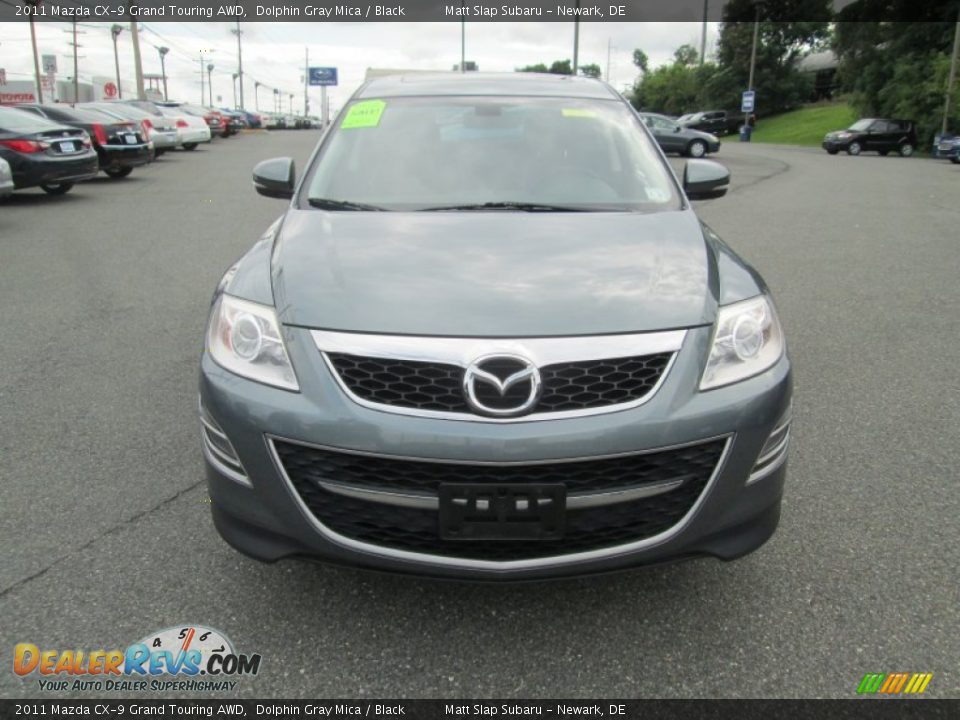 2011 Mazda CX-9 Grand Touring AWD Dolphin Gray Mica / Black Photo #3