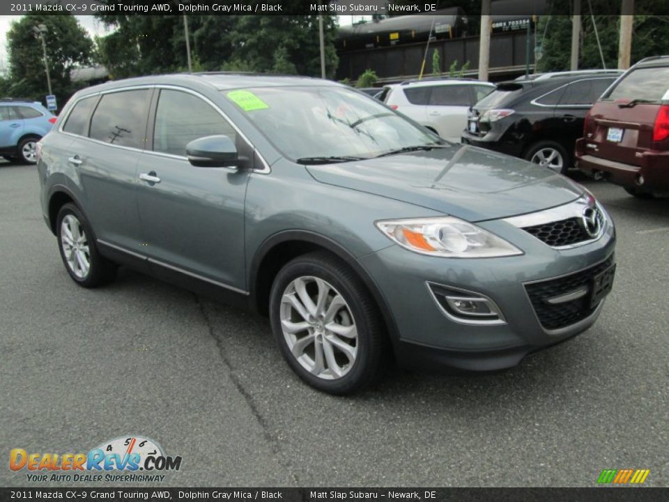 2011 Mazda CX-9 Grand Touring AWD Dolphin Gray Mica / Black Photo #4