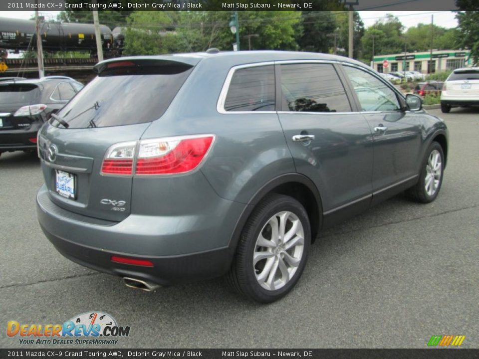 2011 Mazda CX-9 Grand Touring AWD Dolphin Gray Mica / Black Photo #6