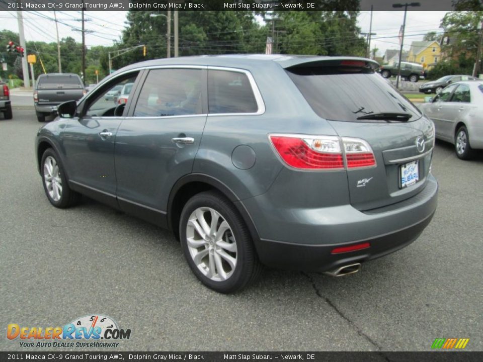 2011 Mazda CX-9 Grand Touring AWD Dolphin Gray Mica / Black Photo #8