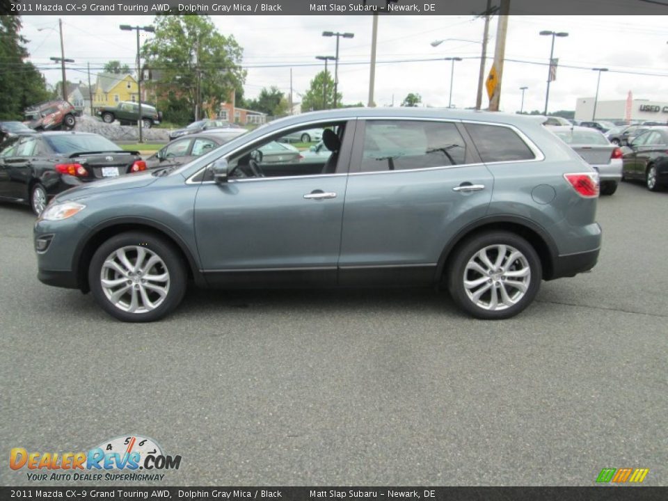 2011 Mazda CX-9 Grand Touring AWD Dolphin Gray Mica / Black Photo #9