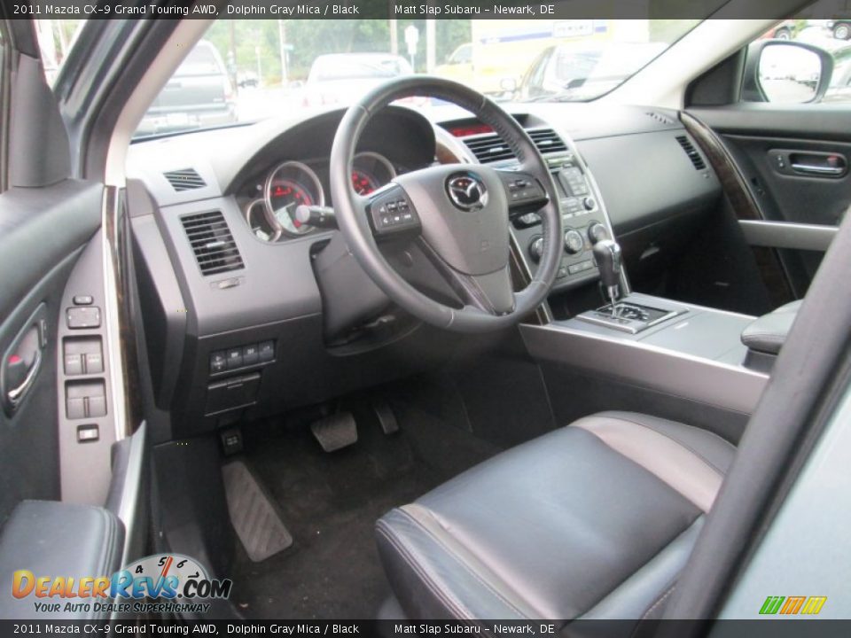 2011 Mazda CX-9 Grand Touring AWD Dolphin Gray Mica / Black Photo #10