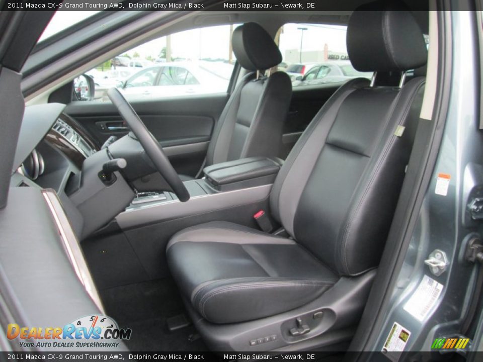 2011 Mazda CX-9 Grand Touring AWD Dolphin Gray Mica / Black Photo #14