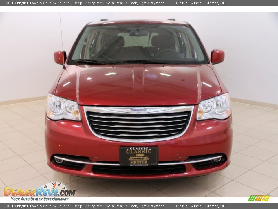 2011 Chrysler Town & Country Touring Deep Cherry Red Crystal Pearl / Black/Light Graystone Photo #2