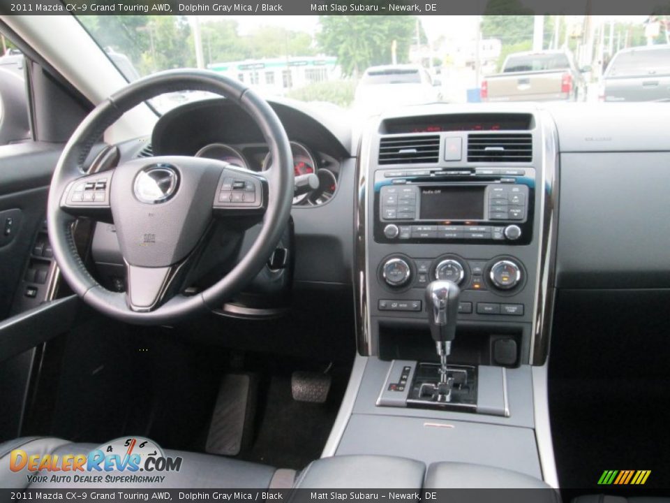 2011 Mazda CX-9 Grand Touring AWD Dolphin Gray Mica / Black Photo #16