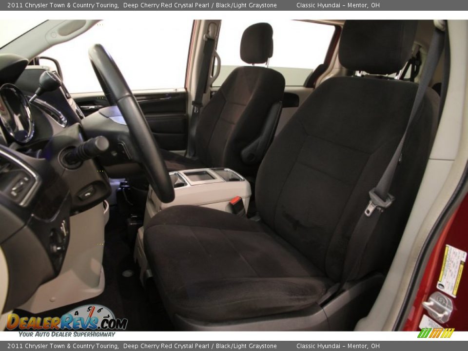 2011 Chrysler Town & Country Touring Deep Cherry Red Crystal Pearl / Black/Light Graystone Photo #5