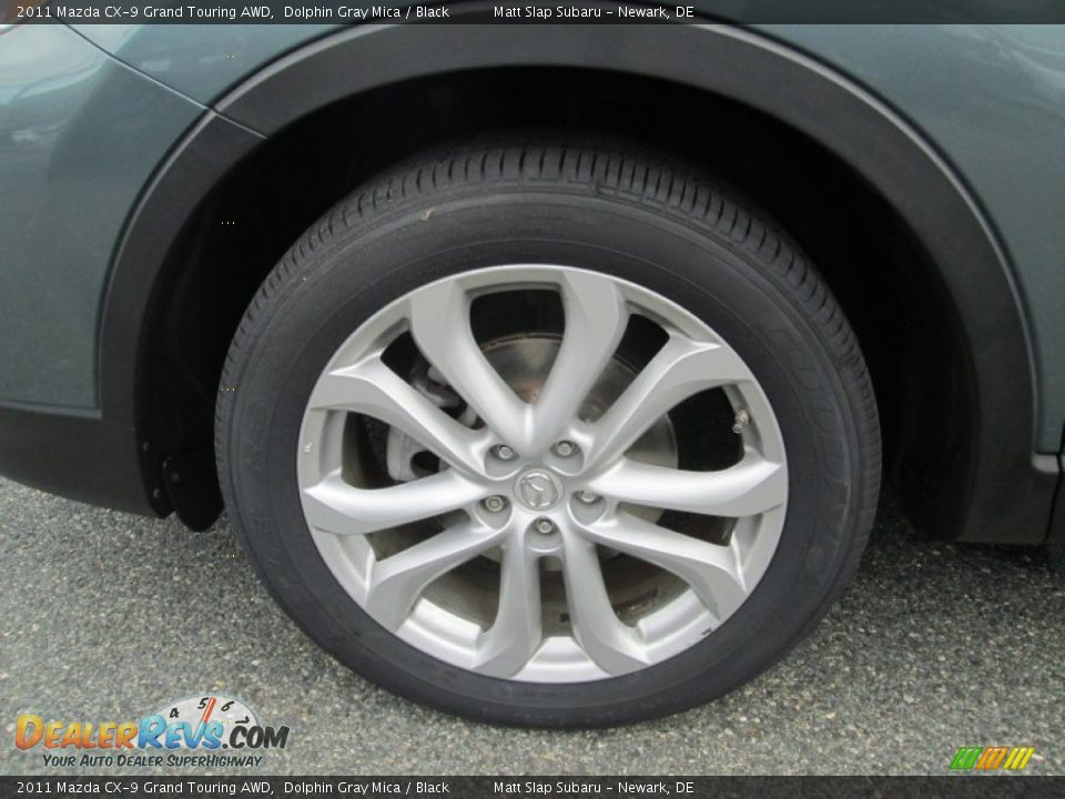 2011 Mazda CX-9 Grand Touring AWD Dolphin Gray Mica / Black Photo #23