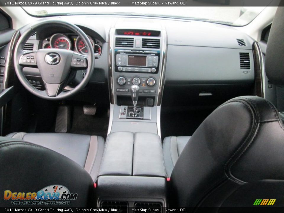 2011 Mazda CX-9 Grand Touring AWD Dolphin Gray Mica / Black Photo #25