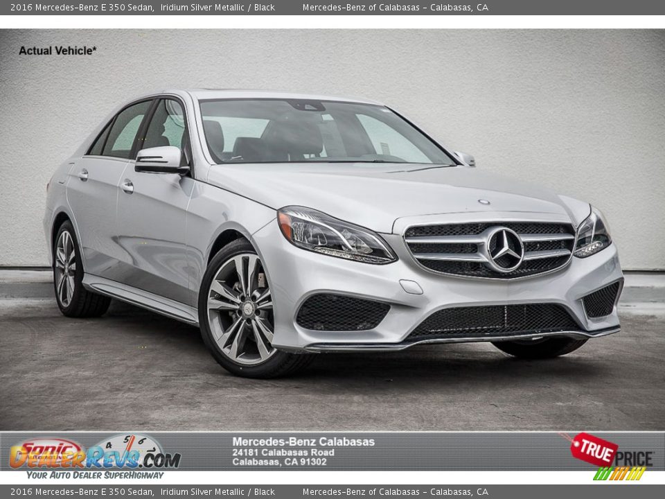 2016 Mercedes-Benz E 350 Sedan Iridium Silver Metallic / Black Photo #1