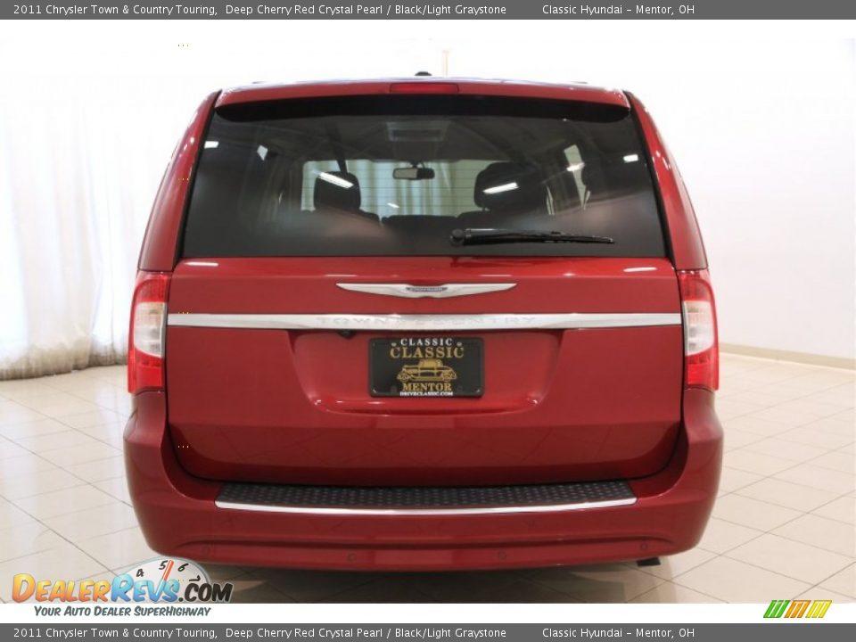 2011 Chrysler Town & Country Touring Deep Cherry Red Crystal Pearl / Black/Light Graystone Photo #14