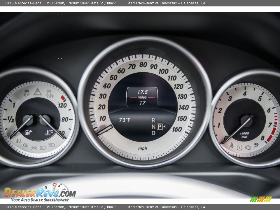 2016 Mercedes-Benz E 350 Sedan Gauges Photo #7